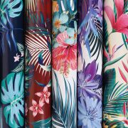Бумага упаковочная мелованная «Tropics» 70x100 см, 5 дизайнов ассорти, ЗОЛОТАЯ СКАЗКА, 591593