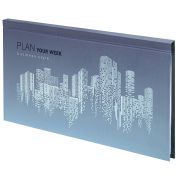 Планинг-еженедельник недатированный, STAFF, твердая обложка, 64 л., «Metropolis», 113514