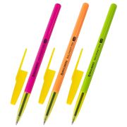 Ручка шариковая BRAUBERG «Color», СИНЯЯ, ассорти, узел 1 мм, линия 0,5 мм, 141507