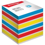 Блок для записи на склейке Berlingo «Rainbow» 8*8*8см, цветной, 213982 (2520)