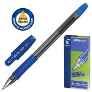 Ручка шариковая с грипом PILOT «BPS-GP», СИНЯЯ, узел 1 мм, линия 0,25 мм, 141866 (2819)