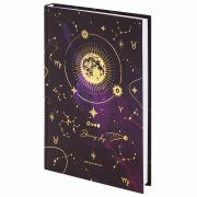 Ежедневник недатированный А5, ламинированная обложка с фольгой, 128 л., STAFF, «Starry», 113525