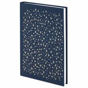 Ежедневник недатированный А5, ламинированная обложка с фольгой, 128 л., STAFF, «Stars», 113522