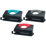 Дырокол Berlingo «Office Soft» 10л., пластиковый, ассорти, с линейкой, 210983 (4563)