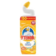 Средство для уборки туалета 900 мл ТУАЛЕТНЫЙ УТЕНОК «Цитрусовый», 605507 (0781)