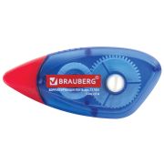 Корректирующая лента BRAUBERG 5 мм х 8 м, корпус синий, механизм перемотки, 227801