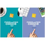 Бизнес-блокнот А5 64 листа «Make the right choice»