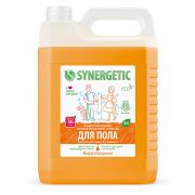 Средство для мытья пола и поверхностей 5 л SYNERGETIC, c дезинфицирующим эффектом, 605556 (8860)