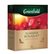 Чай GREENFIELD «Summer Bouquet» фруктовый, 100 пакетиков, 620393 (8788)