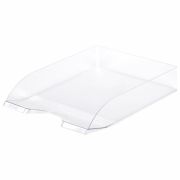 Лоток горизонтальный для бумаг «Дельта», А4 (315х250х60 мм), прозрачный, 235592 (4633)