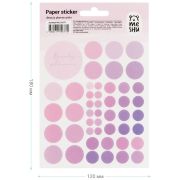 Наклейки бумажные MESHU «Beauty planner pink», 12*18см, 47 наклеек (6770)