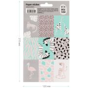 Наклейки бумажные MESHU «Nature pattern», 12*21см, 9 наклеек (6251)