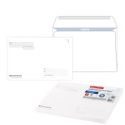 Конверты С4 (229×324 мм), клеевой слой, Куда-Кому, внутренняя запечатка, 90 г/м2, КОМПЛЕКТ 50 шт., BRAUBERG, 112178