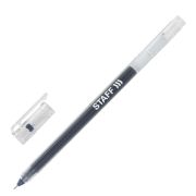 Ручка гелевая STAFF «EVERYDAY» GP-673, ЧЕРНАЯ, игольчатый узел 0,5 мм, линия 0,35 мм, 143673