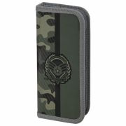 Пенал ПИФАГОР, 1 отделение ламинированный картон, 19х9 см, Army, 271101