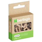 Кнопки силовые Berlingo «Green Series», 30шт., деревянные (2855)