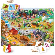 Игра-ходилка настольная ГЕОДОМ «Древние люди», с карточками, 334423 (8601)