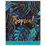 Дневник 5-11 класс 48 л., твердый, BRAUBERG, блестки, с подсказом, «Tropics», 106421