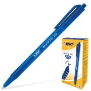 Ручка шариковая авт. BIC «Round Stic Clic», СИНЯЯ, узел 1 мм, линия 0,32 мм, 141772 (0417)