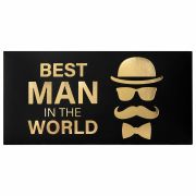 Конверт для денег «BEST MAN IN THE WORLD», 166х82 мм, 113759