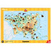 Развивающий пазл 20 эл. Step Puzzle «Евразия»
